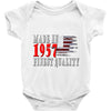 made in 1957 finest quality Baby Onesie