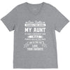Dear Auntie, Thanks For Being My Aunt V-Neck Tee