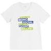 im all for being social but this is fucking bullshit V-Neck Tee