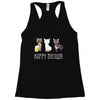 happy meowr Racerback Tank