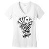 joker hahaha Women's V-Neck T-Shirt