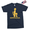downloading poop Exclusive T-shirt
