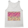 pink triangle print Tank Top
