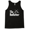 the rodfather   mens funny fishing Tank Top
