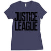 justice league Ladies Fitted T-Shirt