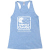 partly cloudy 100% getting wasted gift drugs drinking pissed bong fuun Racerback Tank