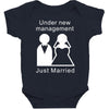 under new management   just married Baby Bodysuit