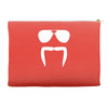 aviator sunglasses horseshoe fu manchu biker mustache Accessory Pouches