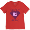 super mom 01 V-Neck Tee