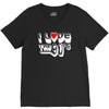 i love the 90's  musik dj fun V-Neck Tee
