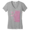 breast cancer Women's V-Neck T-Shirt
