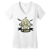 mummy monster Women's V-Neck T-Shirt