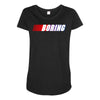 boring Maternity Scoop Neck T-shirt