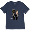 pulp fiction caricature ideal birthday gift present V-Neck Tee