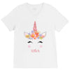 birthday unicorn family series sister V-Neck Tee