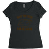 save the neck for me, clark Women's Triblend Scoop T-shirt