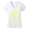 may the 4th be with you Women's V-Neck T-Shirt