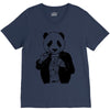 gangster panda V-Neck Tee