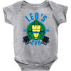 leo's gym Baby Onesie