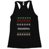 ugly christmas grandma Racerback Tank