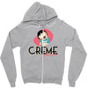 creme fraiche Zipper Hoodie