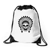 skull Drawstring Bags