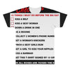 funny stag night checklist, ideal gift, christmas present All Over Men's T-shirt