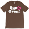 Bun in the Oven with Heart Baby Girl T-Shirt