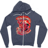 red bird Zipper Hoodie