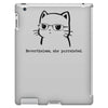 nevertheless, she purrsisted iPad 3 and 4 Case