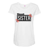 blessed sister with flower Maternity Scoop Neck T-shirt