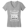 vintage made in 1996 perfectly aged a living legend Women's V-Neck T-Shirt