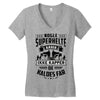 papa nogle superhelte baerer ikke kapper Women's V-Neck T-Shirt