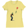 happiness is fleeting Ladies Fitted T-Shirt