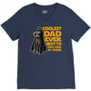 Coolest Dad Ever Next to Darth Vader of Course V-Neck Tee