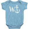 w anchor Baby Onesie