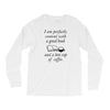 good book and coffee rectangle Long Sleeve Shirts