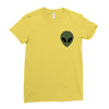 Cute Alien Ladies Fitted T-Shirt