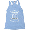 vintage made in 1981 perfectly aged a living legend Racerback Tank
