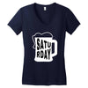 Saturday Beer Women's V-Neck T-Shirt