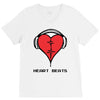 heart beats V-Neck Tee