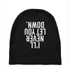 i'll never let you down Baby Beanies