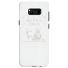 christmas funny dog &amp; snowman Samsung Galaxy S8