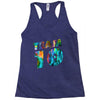 team 10 colorful Racerback Tank