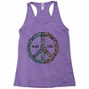 peace in our time vectorized Racerback Tank
