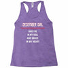 December Girl Racerback Tank
