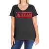 the a team 2 Ladies Curvy T-Shirt