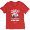 Motorcycles Papaw V-Neck Tee