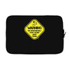 warning may...talking about fishing Laptop sleeve