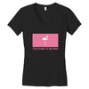 Too Pure To Be Pink Women's V-Neck T-Shirt